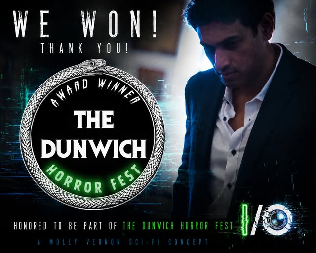 I/O award graphic: Winner, Best Bite Sized Horror, The Dunwich Horror Fest